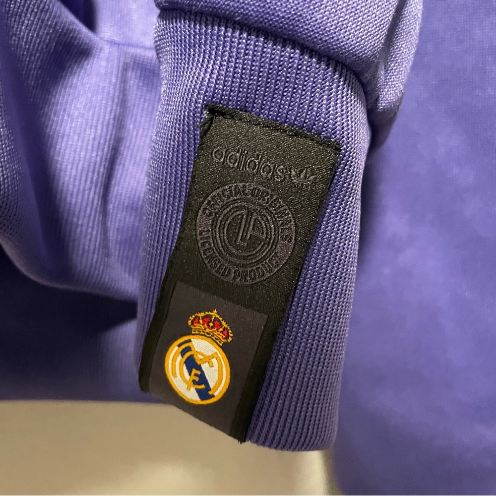 Adidas Real Madrid Royal Purple Track Jacket vintage - Picture 5 of 7